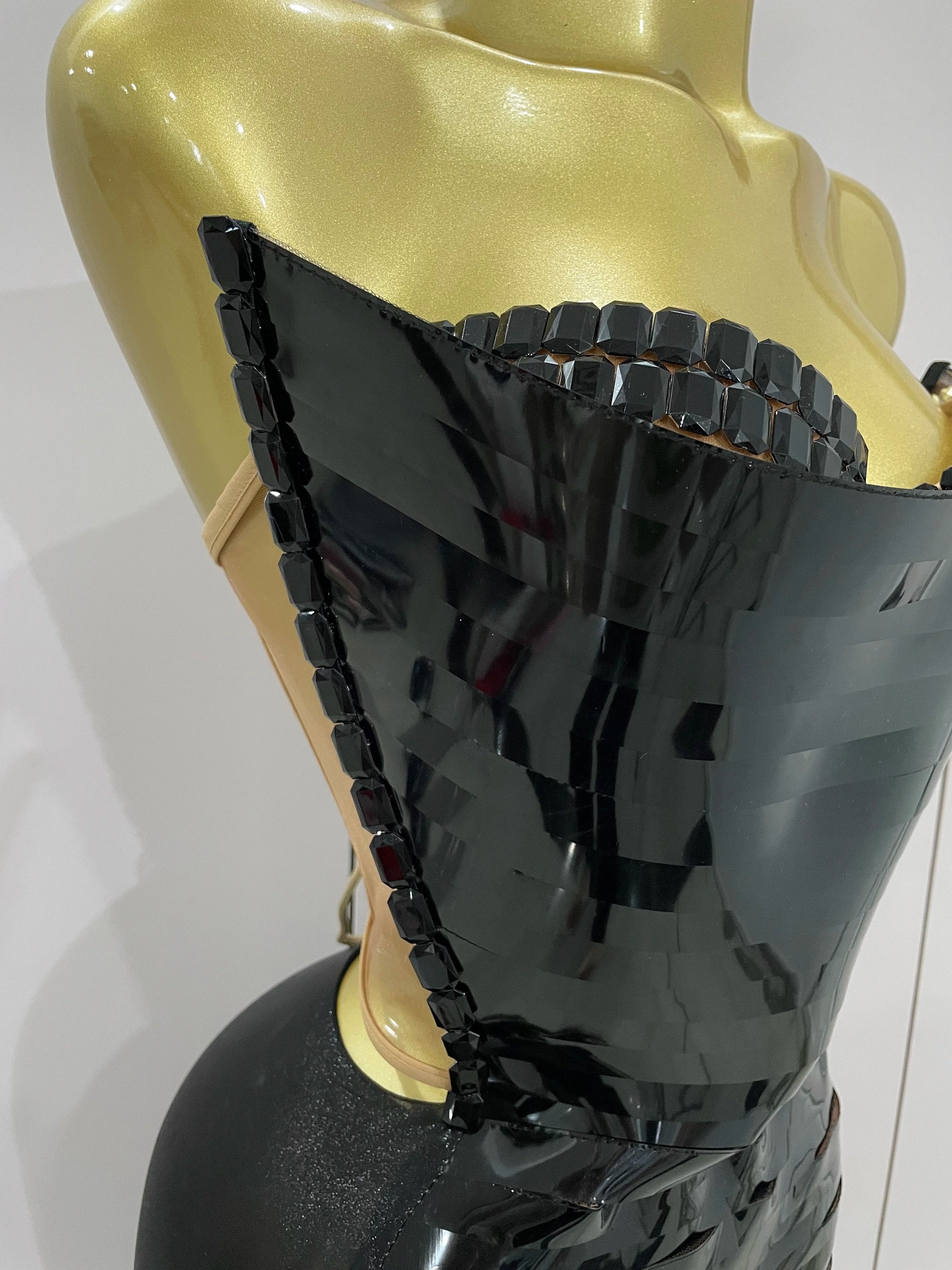 Black Shiny Sequin Sexy Chest Wrapped Dress 2025 New Women Fashion Eveing Celebrate Birthday Party Stage Costume