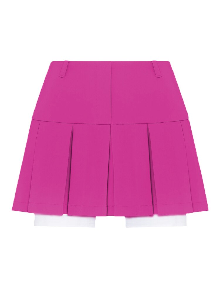 Taruxy – ensemble deux pièces décontracté pour femme, tenue d'automne, noir, assorti avec jupe et Blazer, haut court, nouvelle collection 2022