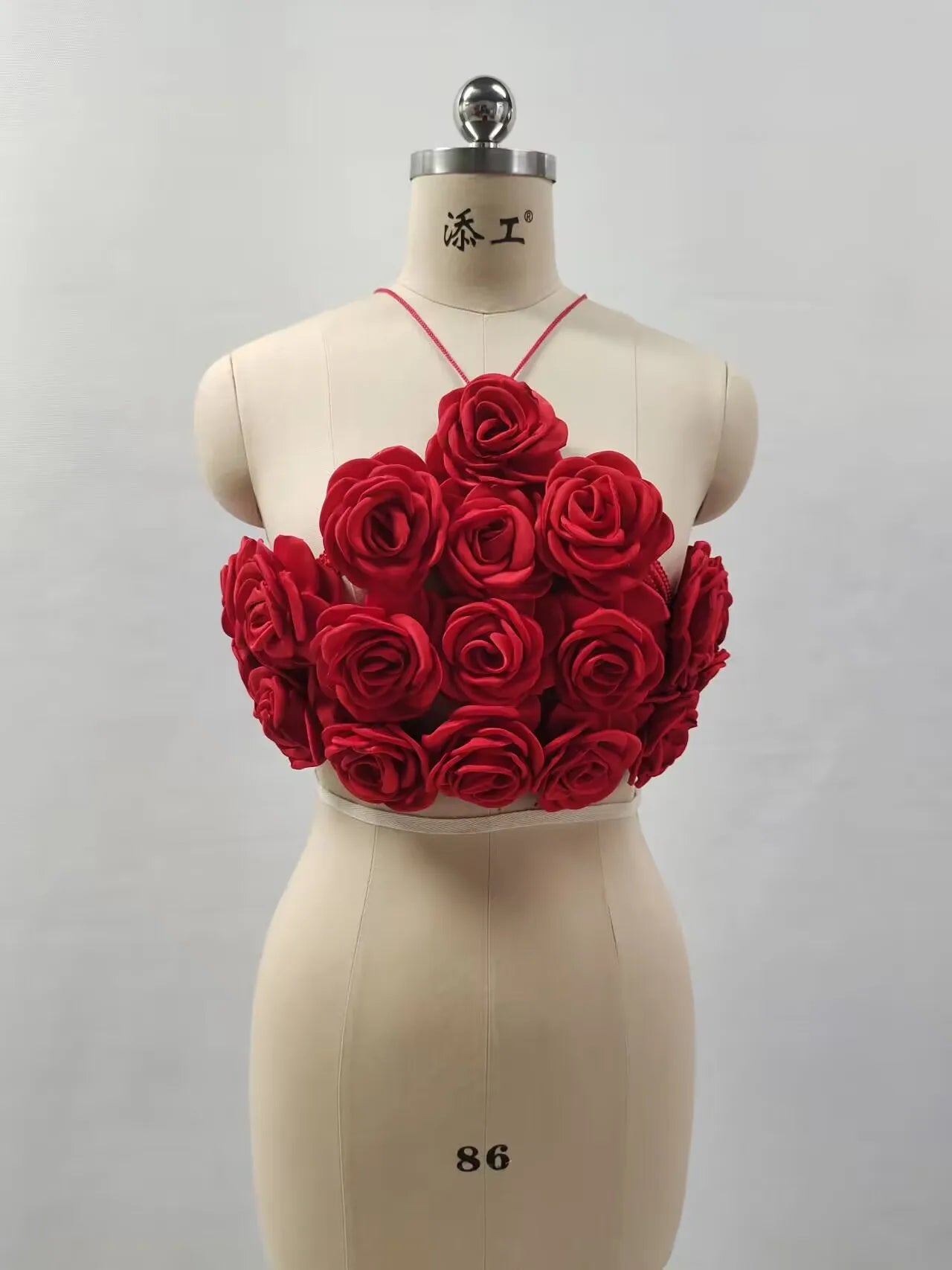 2024 New Summer Women Sexy Halter Off the Shoulder Bodycon Short Florals Tops Celebrate Nightclub Party Birthday Camis Tops Red