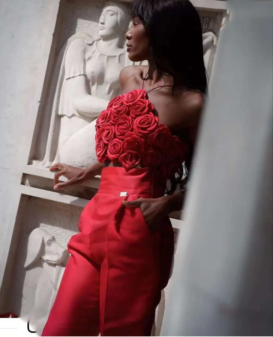 2024 New Summer Women Sexy Halter Off the Shoulder Bodycon Short Florals Tops Celebrate Nightclub Party Birthday Camis Tops