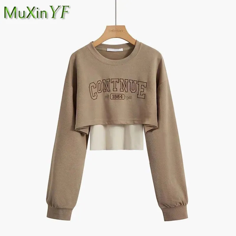 Women's Autumn Tracksuit Suit Korean Elegant Casual Short Long Sleeve Sweater+Vest+Spoort Pants 3 Piece 2024 New Matching Set