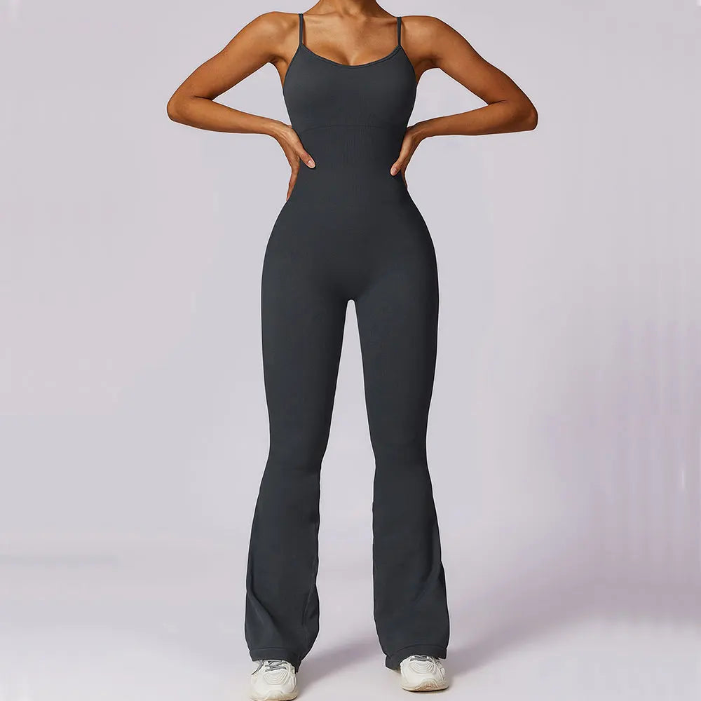 Seamless Jumpsuit Gym Set Women Training Yoga Suit Sportswear Women Sports Jumpsuit Fitness Rompers Stretch Workout Bodysuits