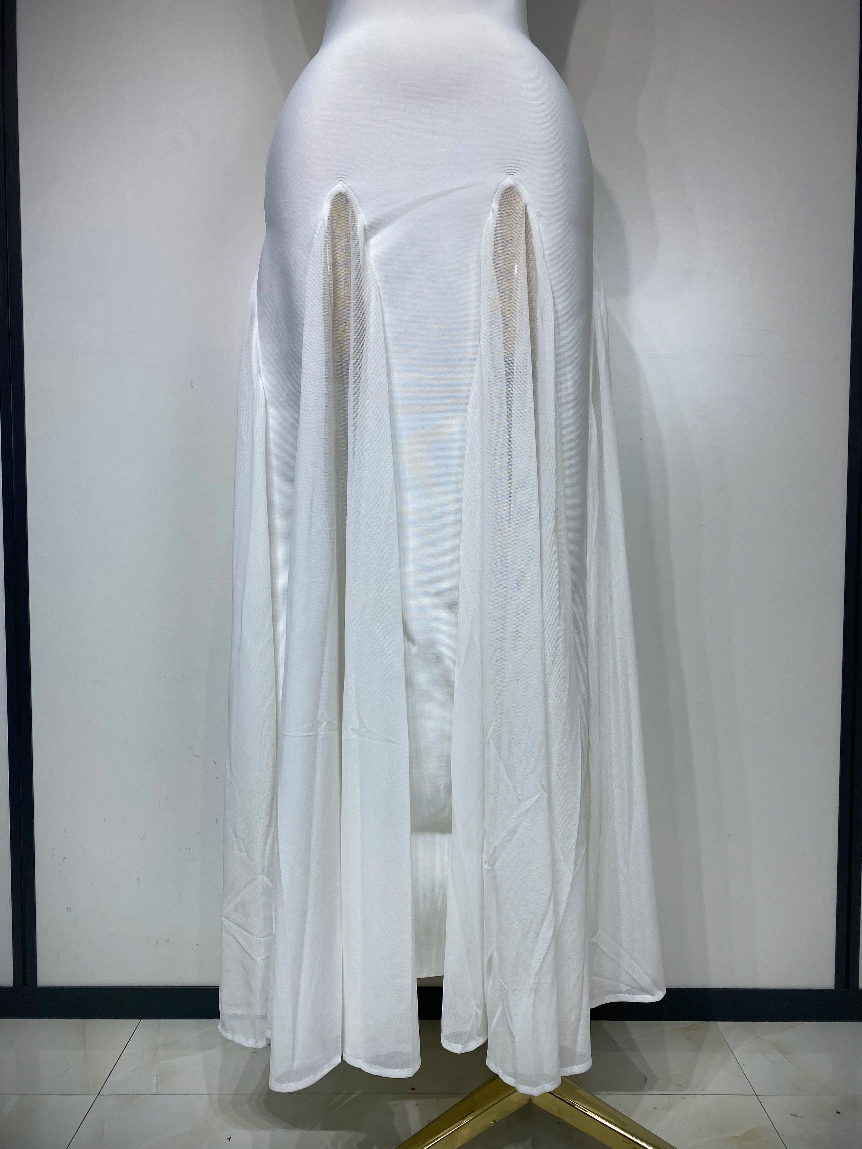 Women Sexy Backless Bodycon Bandage Dress Sleeveless Maxi Long Elegant Dresses 2025 Luxury Birthday Dress Club Party Outfit