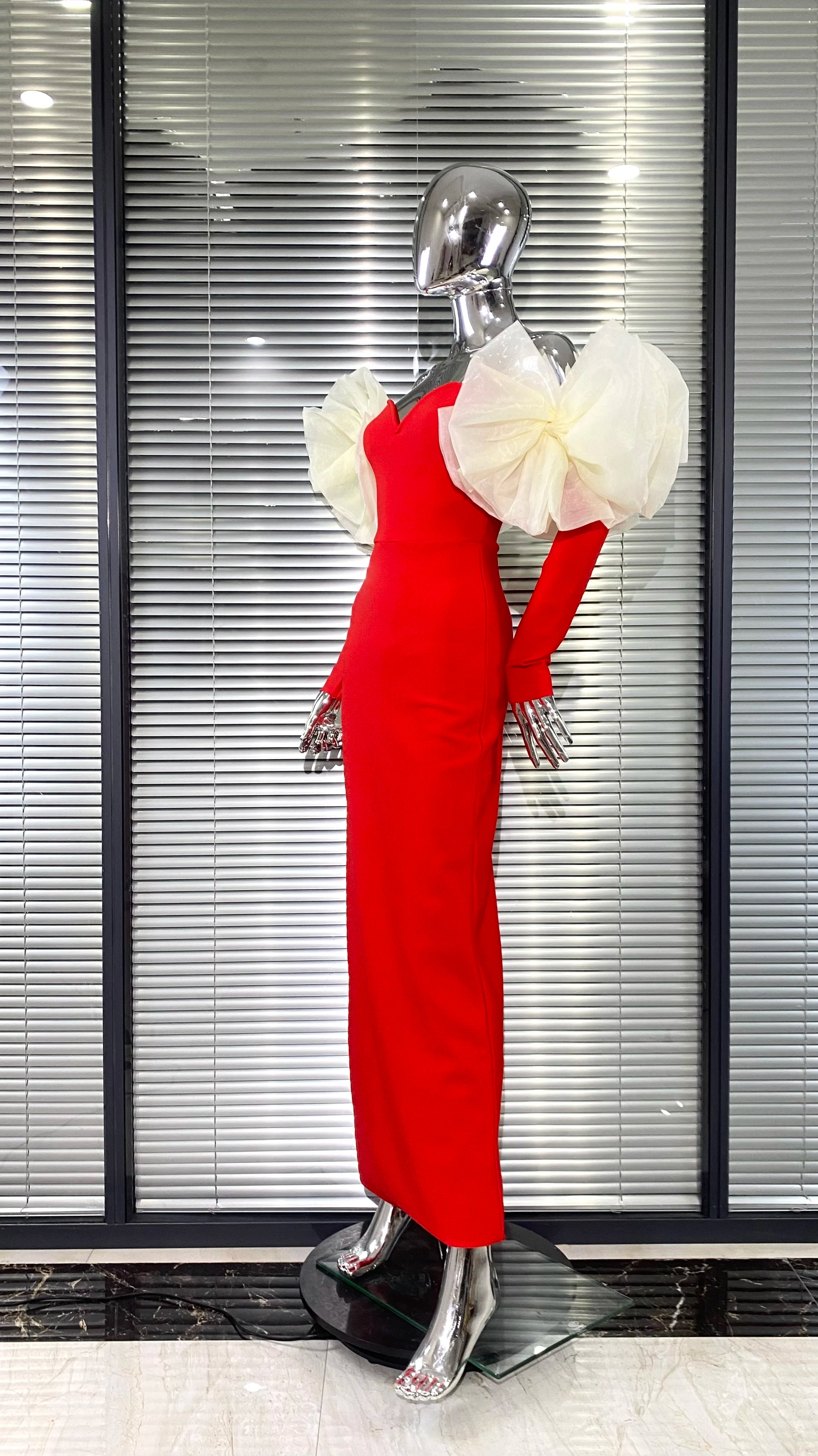 2025 Stereoscopic Flower Sexy Off The Shoulder Ankle Lenght Bandage Dress Woman Birthday Party Vestido Celebrity Party Outfit