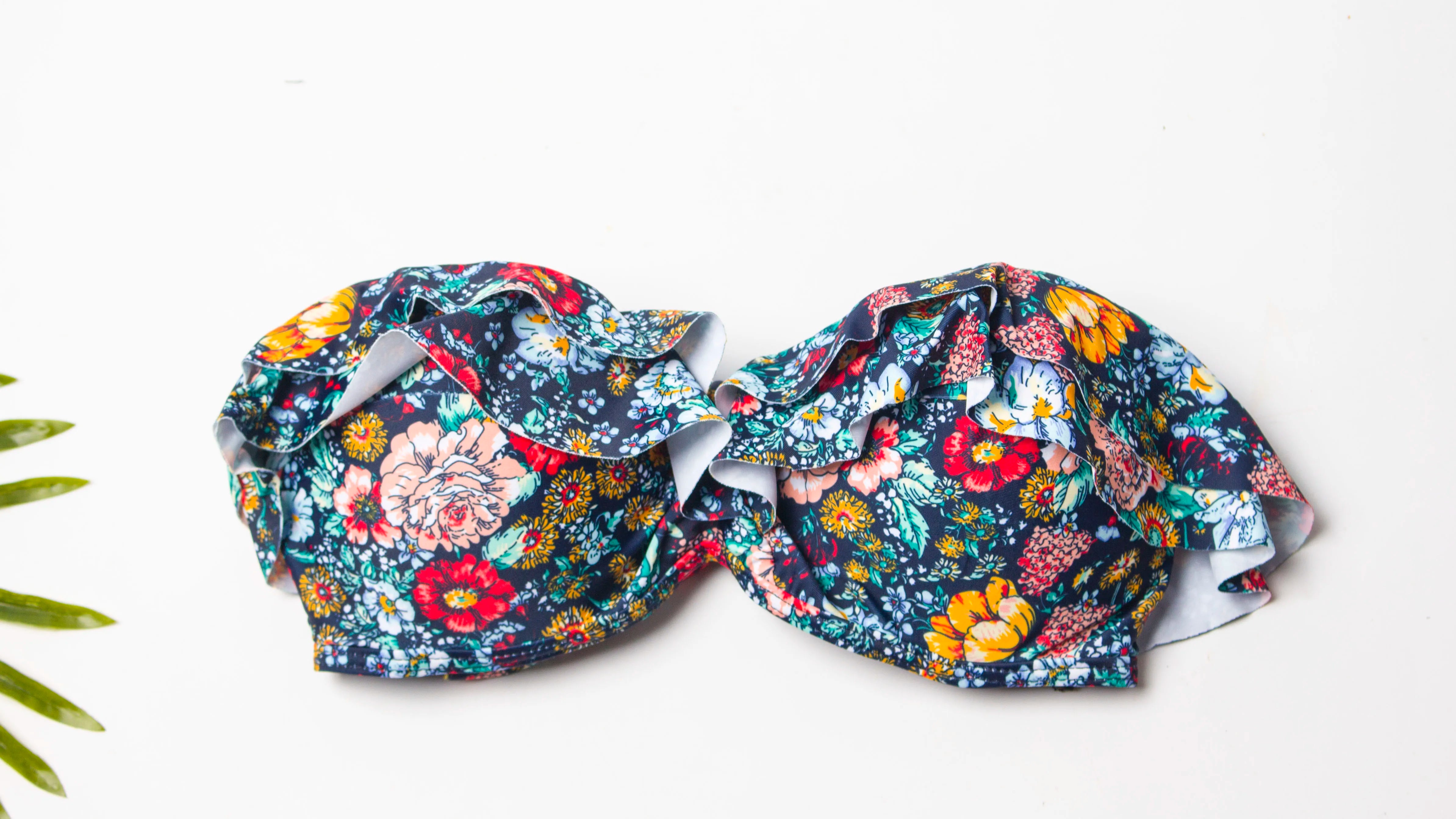 Falbala Print Bikinis Women Mujer Sexy Bandage Biquinis Halter Girls Push Up Swimsuit Swimwear Summer Beach Bathing Suit