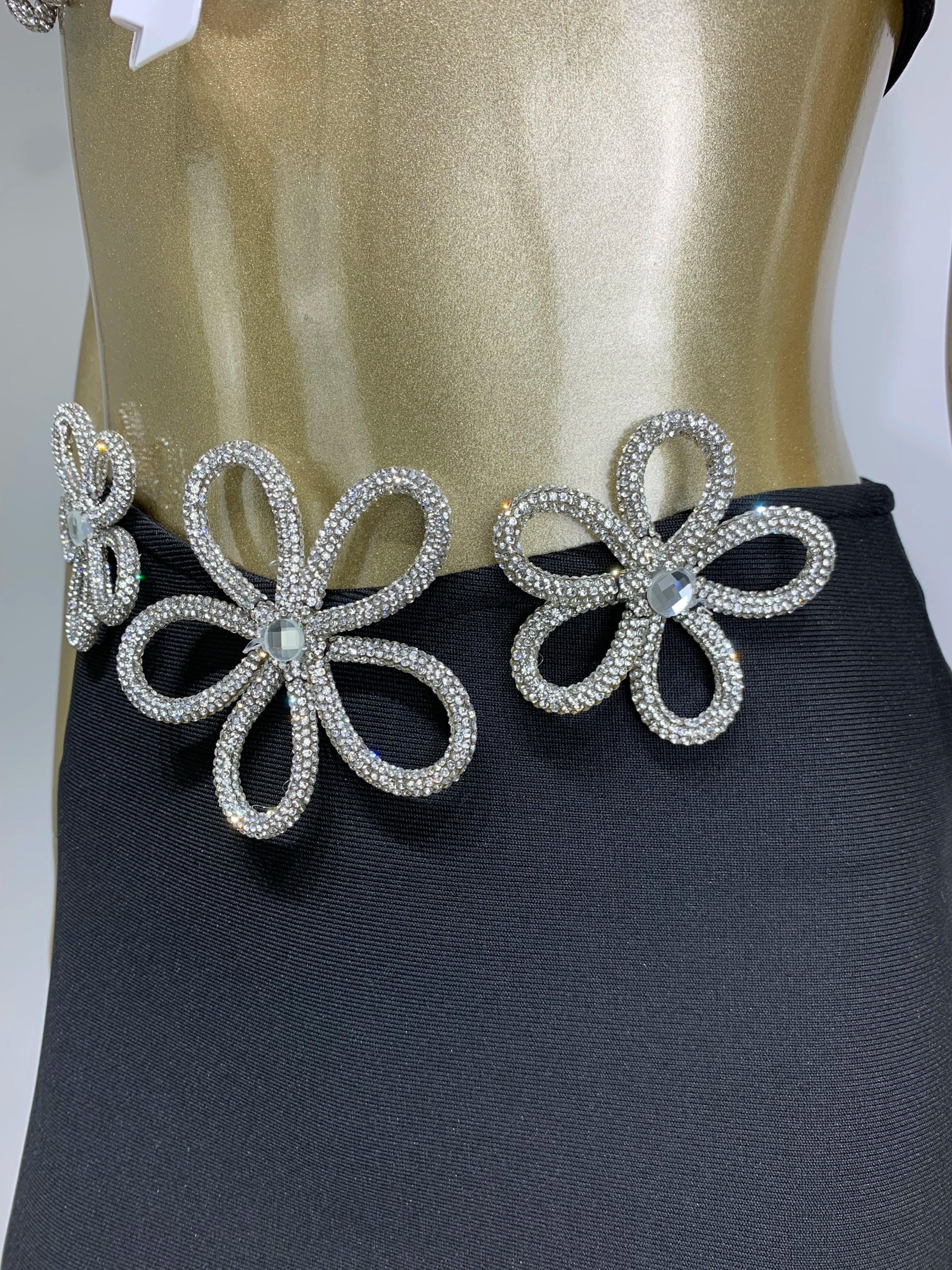 Women Summer Celebrity Sexy Sleeveless Diamonds Black Mini Bandage Skirt Set Knitted Elegant Evening Club Party Dress