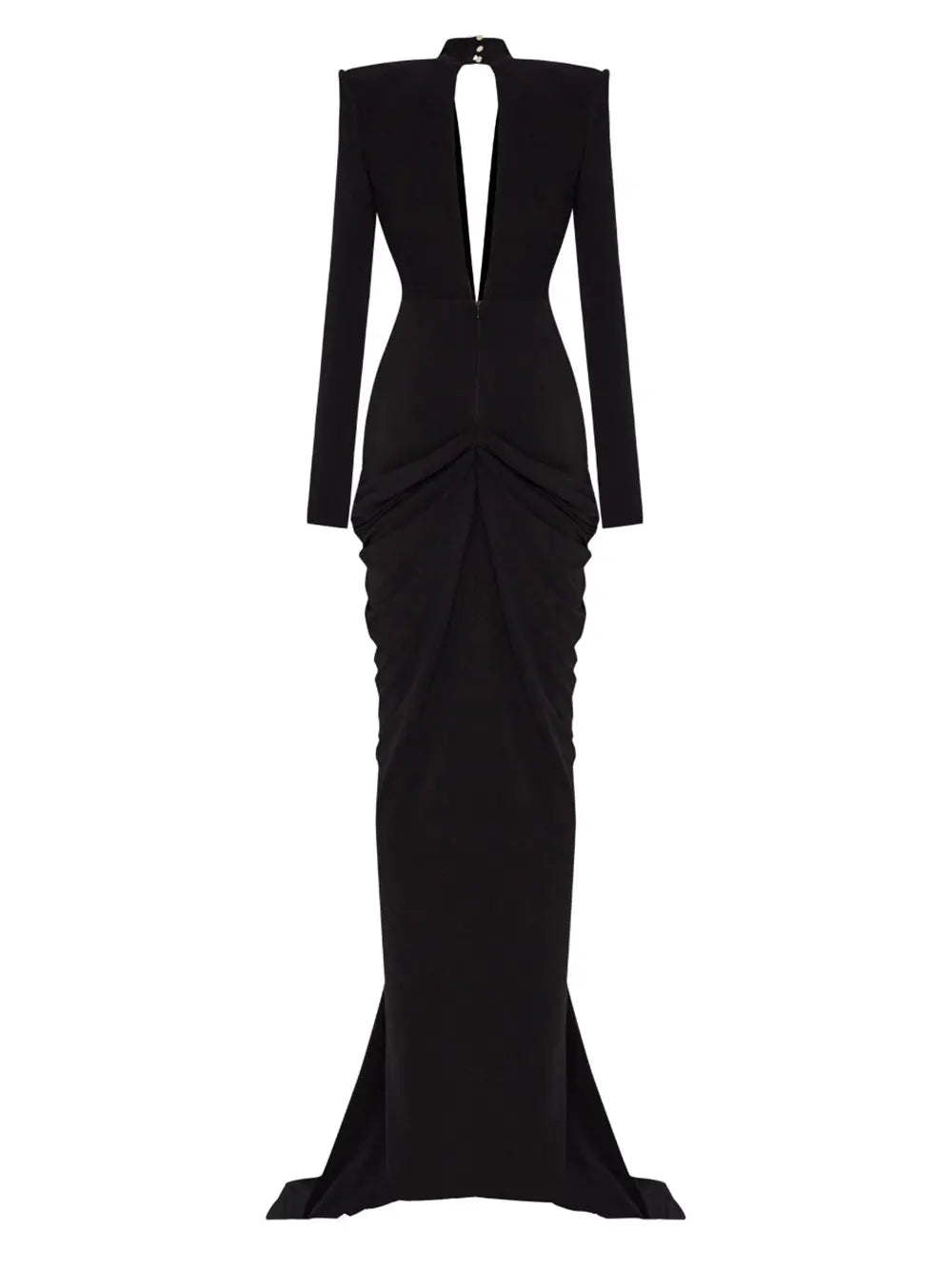 2025 Sexy Women's Light Luxury Maxi Dress Deep V-neck Long Sleeve Three Dimensional Beaded sequin Design Bodycon and Floor Dress