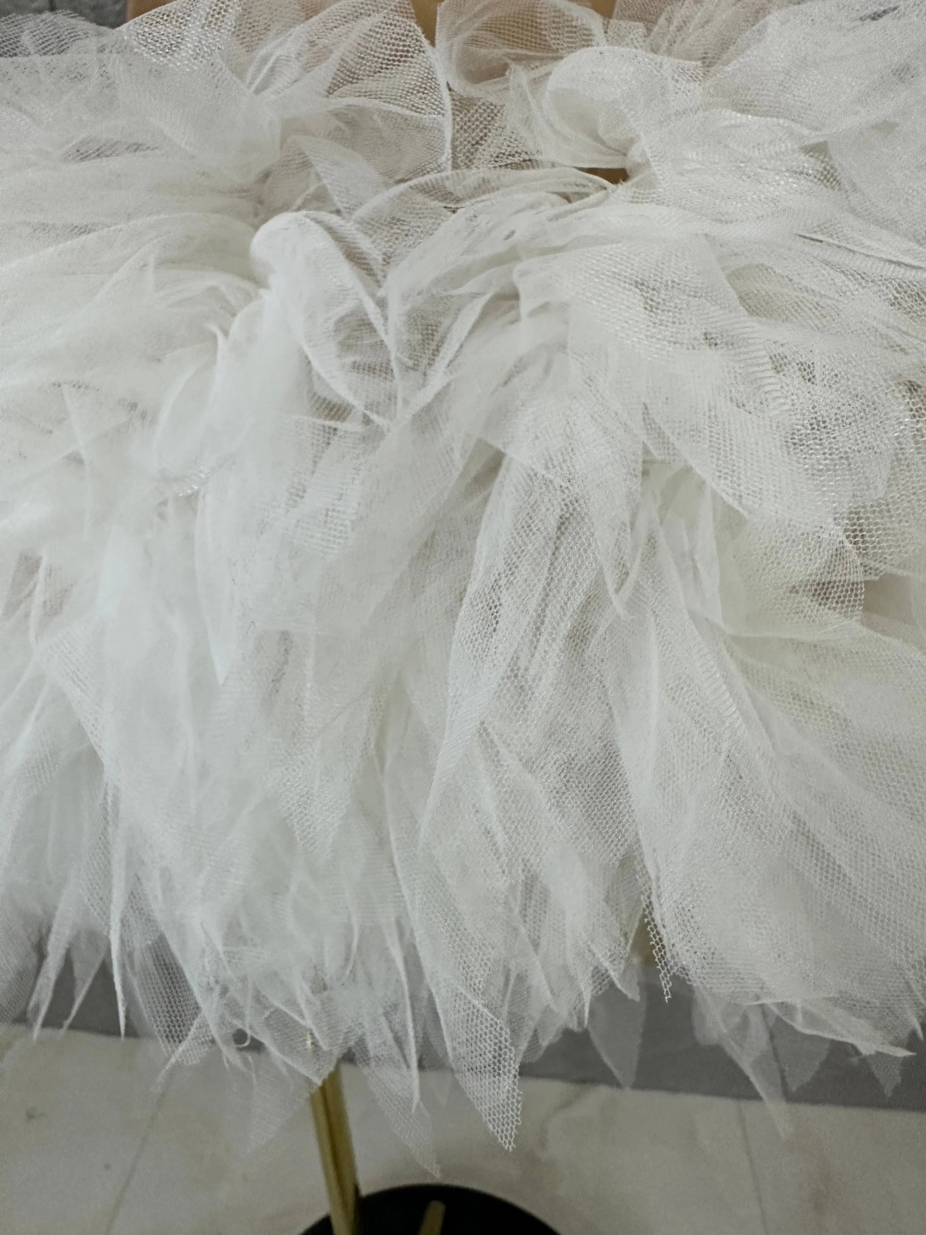 Bridal Shower Nightclub Birthday Party Dress Elegant Lace White Crystal Rhinestone Sheer Illusion Neck Tulle Mesh Mini Dress