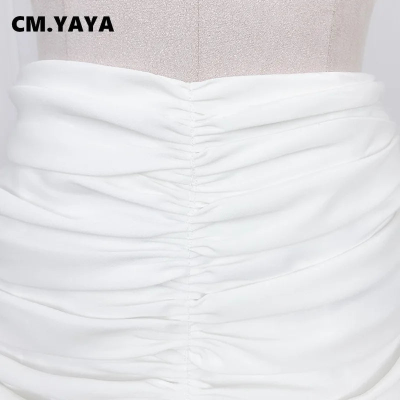2024 Spring/Summer A-Line Women Skirt Satin Ruffles 3D Floral Decorations Night Club Party Hip-Wrapped Short Skirts