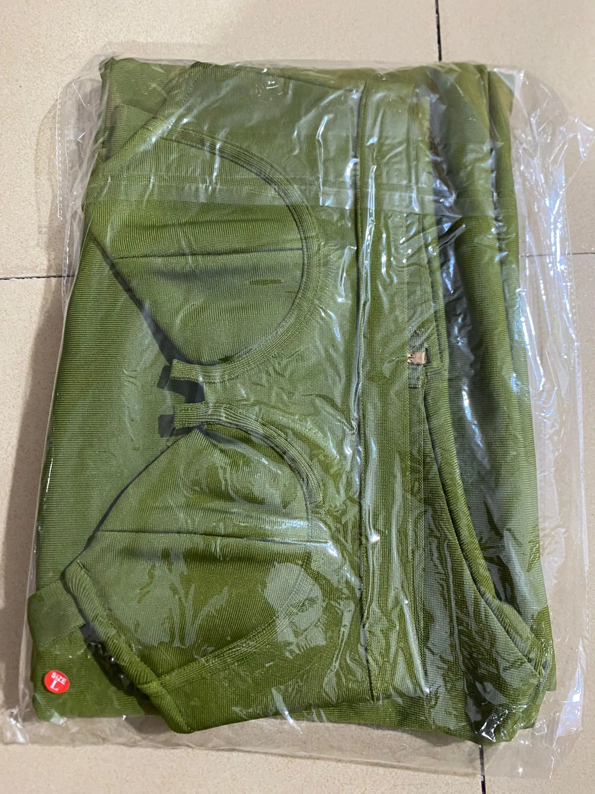 2024 Summer New Fashion Celebrity Sexy Bandage Two-piece Set Tight Short Top & High Waist Flared Trousers Pants Set army green