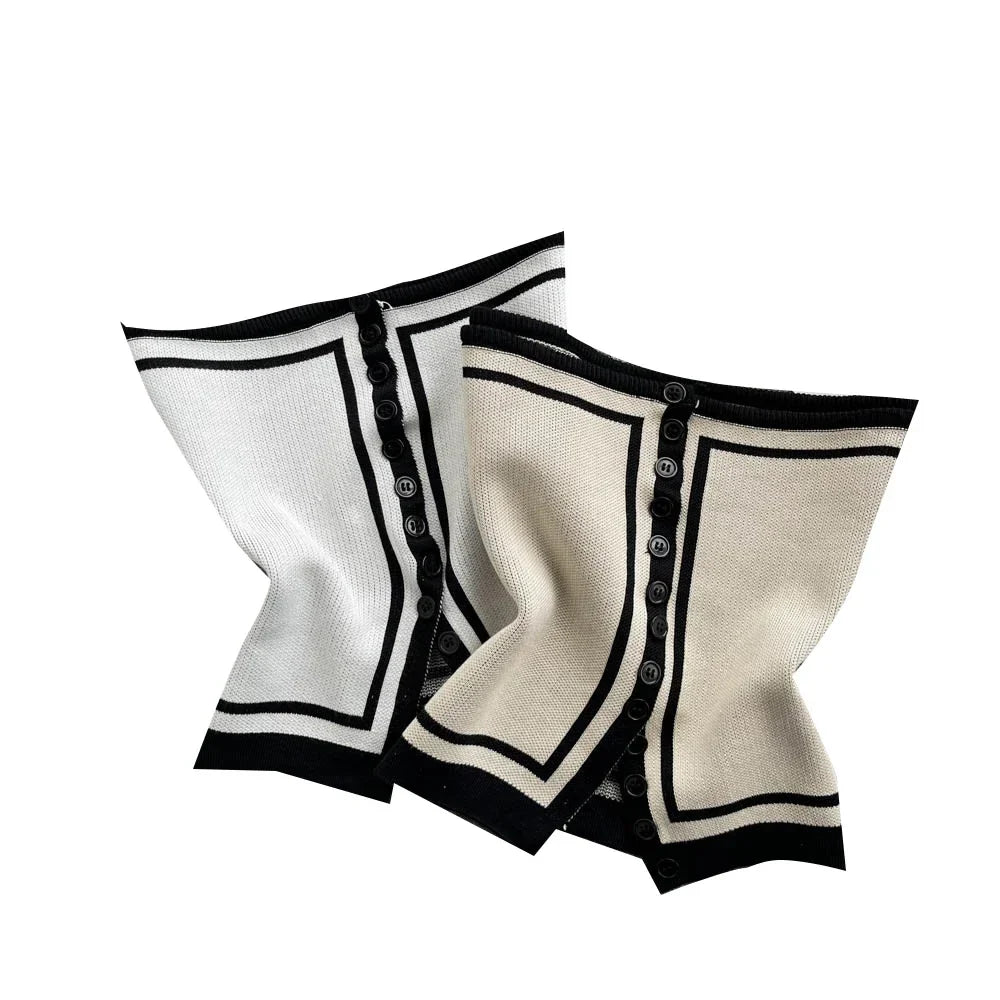 Sexy Chic Tube Knitted Slim Tanks and Camis Korean Fashion Crop Top Off Shoulder Basic Summer Women Clothes Y2k