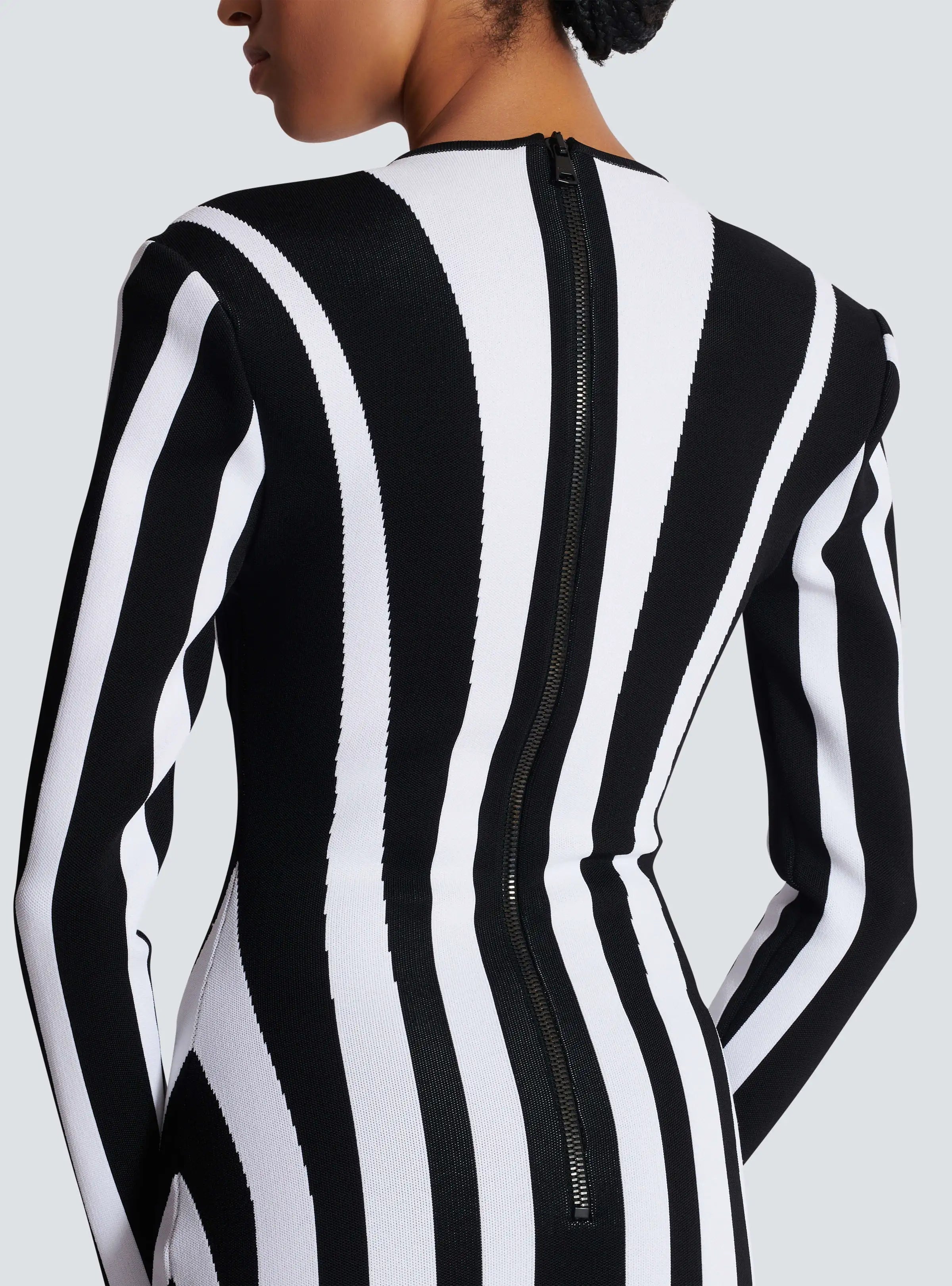 Women Long Sleeve Sexy Square Collar Bodycon Mini Bandage Dress Striped Elegant Evening Party Dress