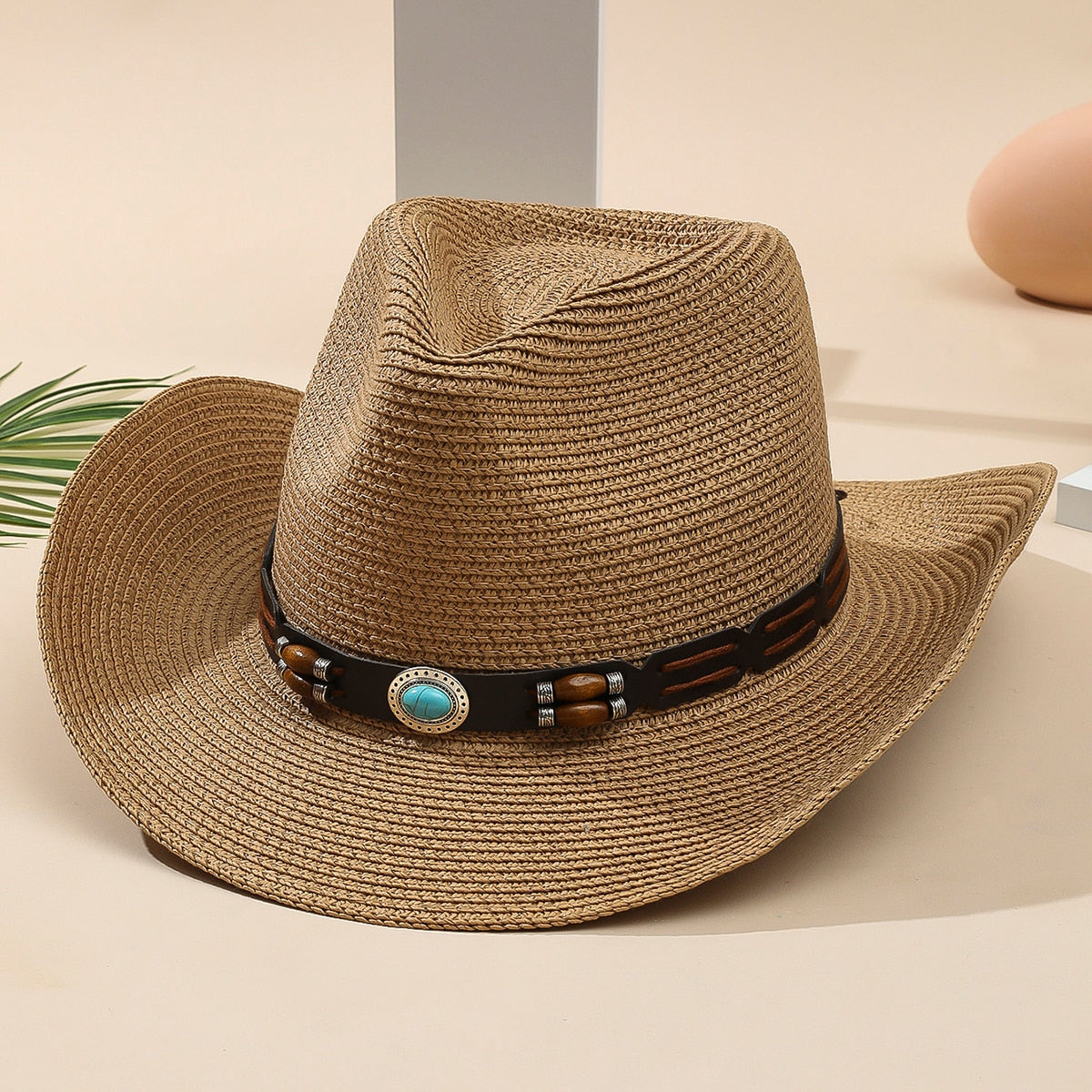 Wholesale Women Pink Tassel Cowboy Hat Floppy Beach Hats Summer Straw Hats Ladies UV Protection Hat Panama Sun Hat camel 5