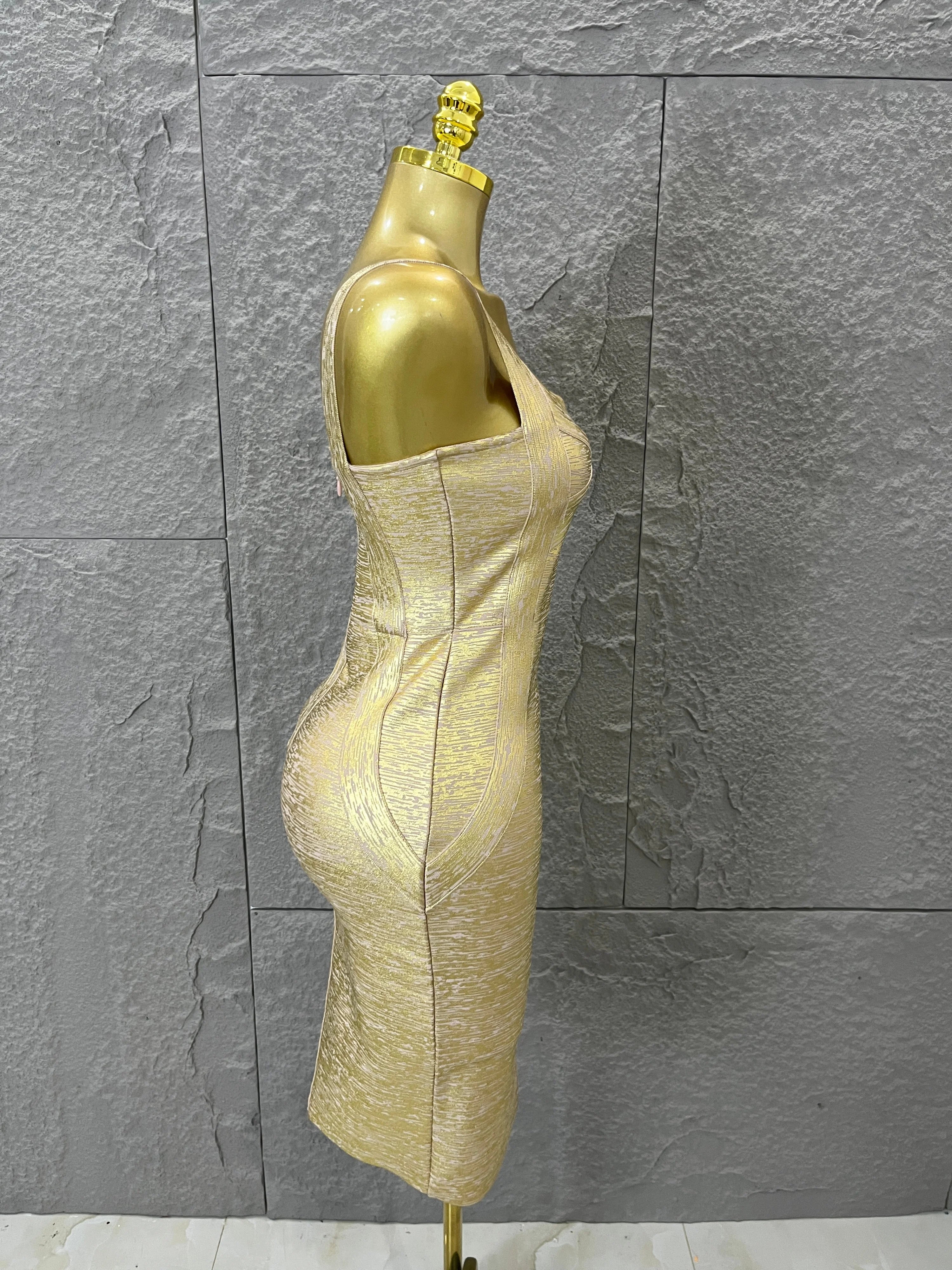 Elegant Sweetheart Neck Bandage Dress Crisscross Bust Slim Fit Midi Evening Banquet Formal Dinner Wedding Guest Cocktail Outfit