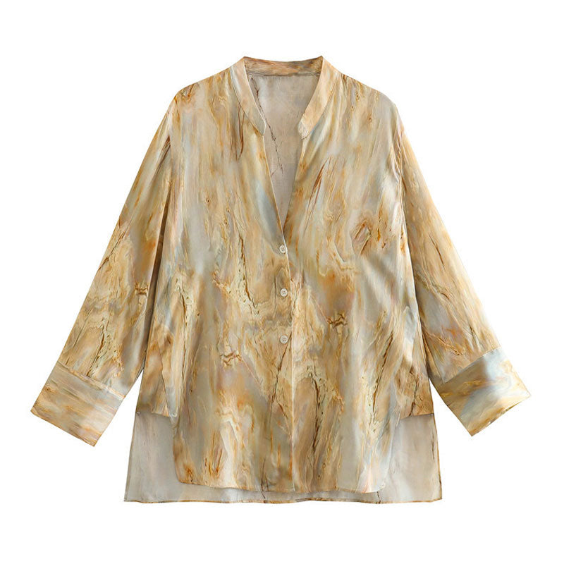 Printed Notched Blazer Women Suits With Belt Elastic High Waist Wide Leg Female Pants Two Piece Set Long Sleeve Top Outfits C shirt top