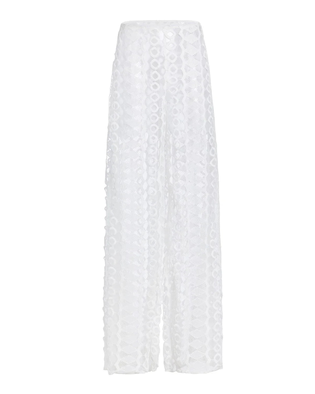 Solid Color 3D Beaded Floral Bikinis Set Women's Fashion Design Swimsuits and Pants Luxury Swimwear Bathing Suit Beachwear 2024 Only White Pants