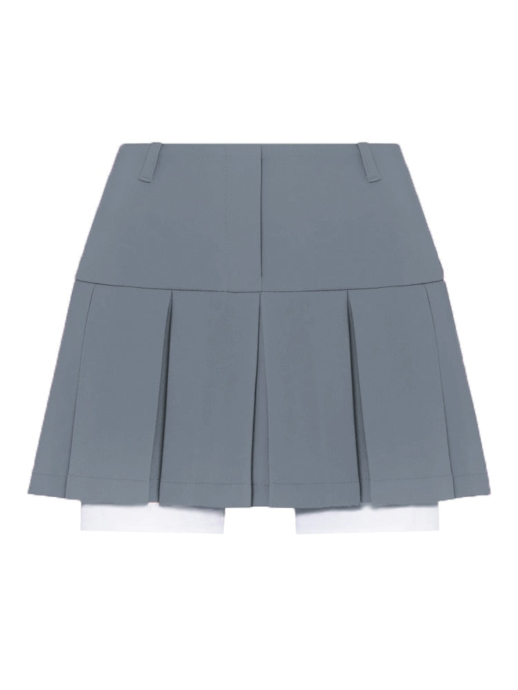 Taruxy – ensemble deux pièces décontracté pour femme, tenue d'automne, noir, assorti avec jupe et Blazer, haut court, nouvelle collection 2022