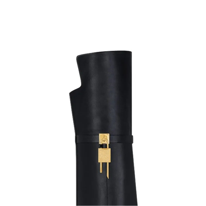 Pointed Toe Long Boots Women High Heels Stiletto Luxury Designer Shoes Slip-on Women's Over-the-knee Boots Trend Knight Boots