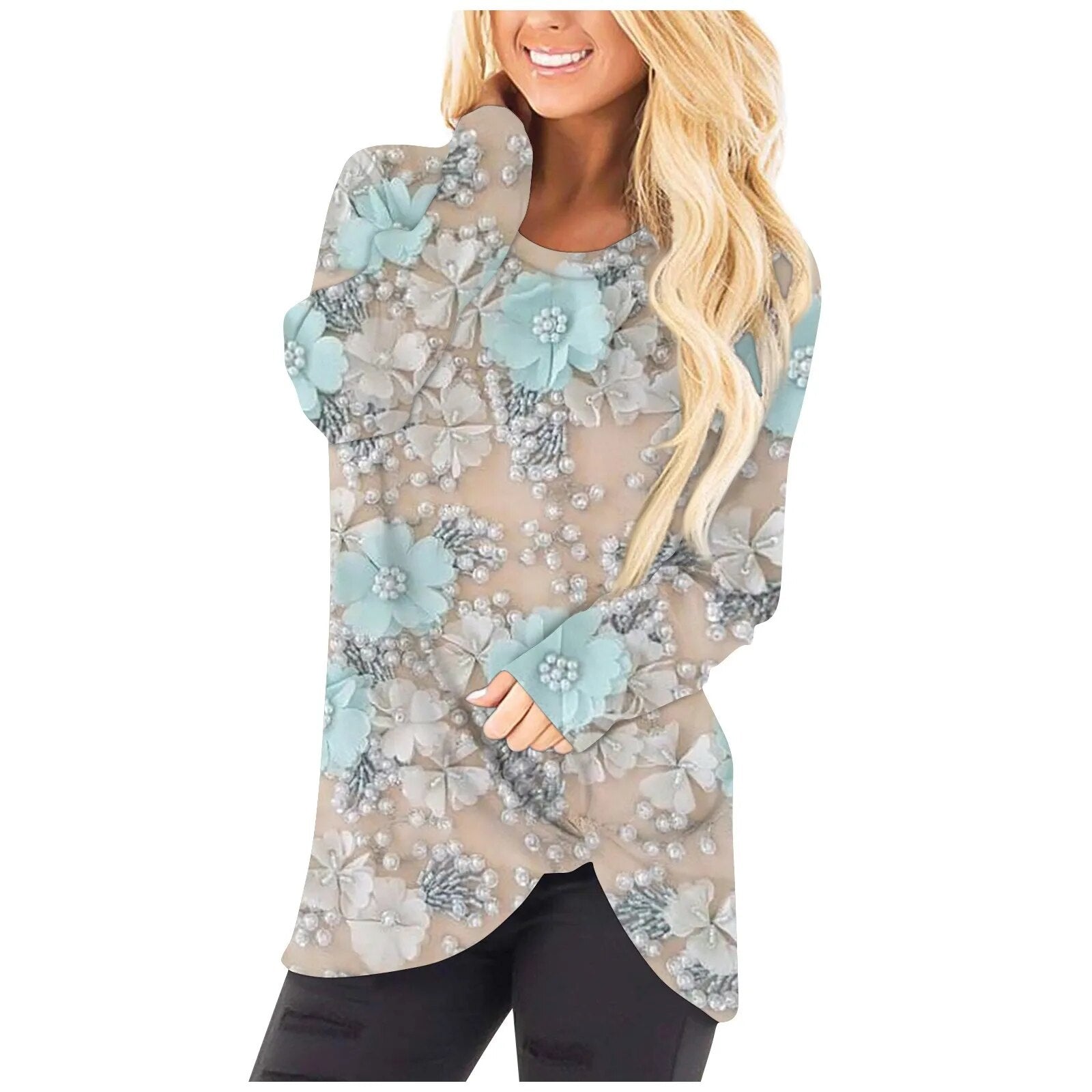 Sweatshirt Women Fashionable Round Neck Women Pullover Winter 2024 New Long Sleeves Women Sweatshirts Luxury Hoodies Women Gray