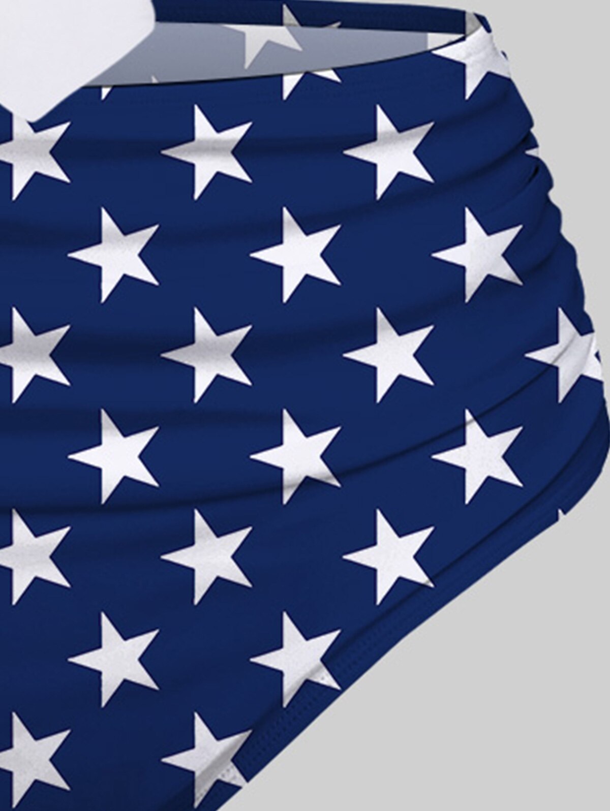 Plus Size 3D American Flag Print Tankini Swimsuit XS-8XL Bikinis Women Two Pieces Beach Wear Bathing Suit Swimwears