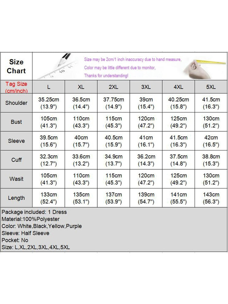 Plus Size 5XL VONDA Women Shirt Dress 2024 Summer Sexy V Neck Buttons Half Sleeve Long Maxi Vestidos Bohemian Elegant Party Robe