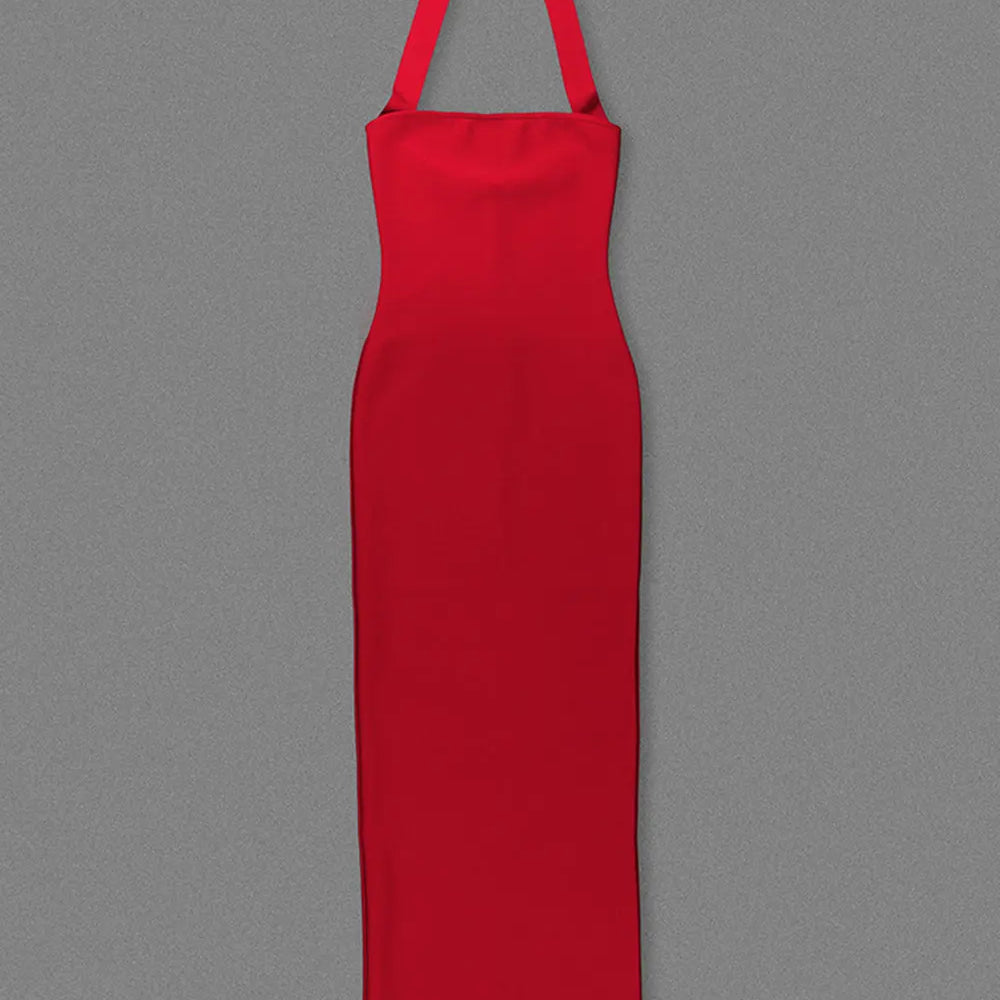 2024 Sexy Women Maxi Dress Fashion Slips Sleeveless Bodycon Off Back Long Bandage Dress Celebrity Cocktail Evening Party Vestido