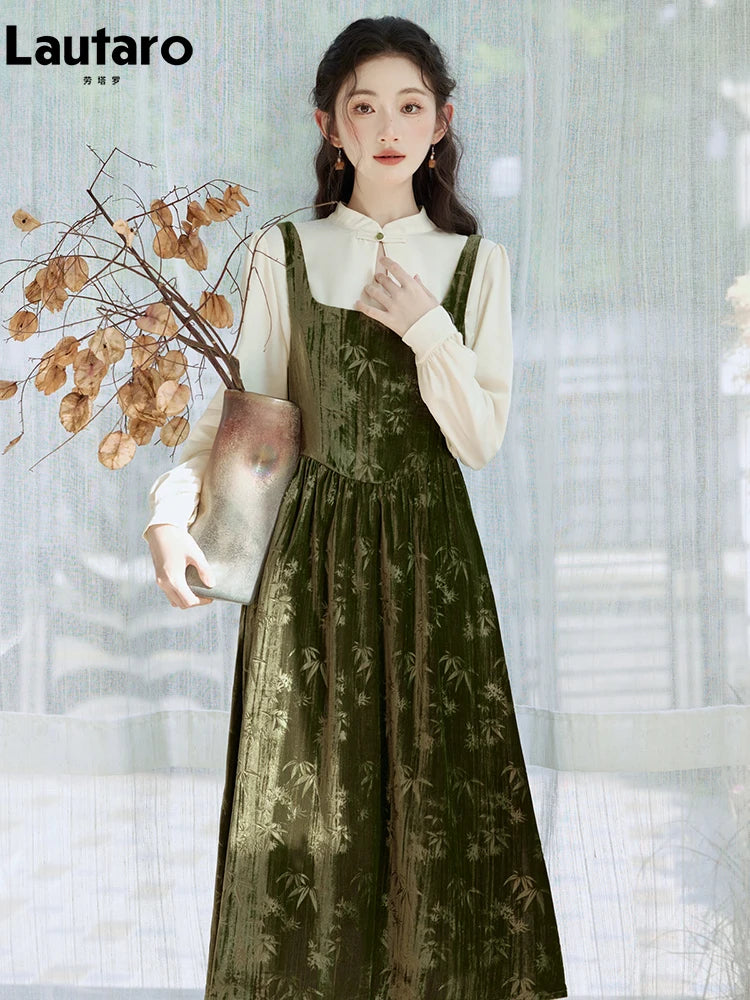 Lautaro Summer Long Colorful Soft Velvet Dresses Woman HIgh Waist Elegant Luxury Designer Clothes Spaghetti Strap Dress 2025