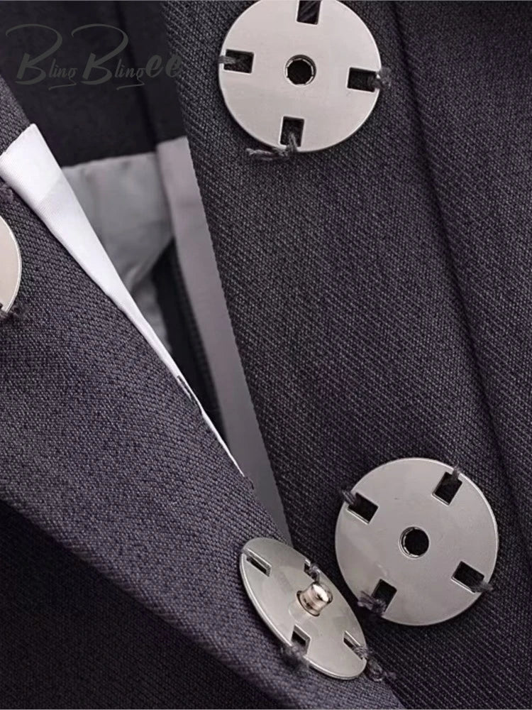 BlingBlingee Summer Women Sleeveless Shirt Mini Skirt Suits Traf Pleated Patchwork Slim Female Crop Top Tanks Sets Y2K Grey