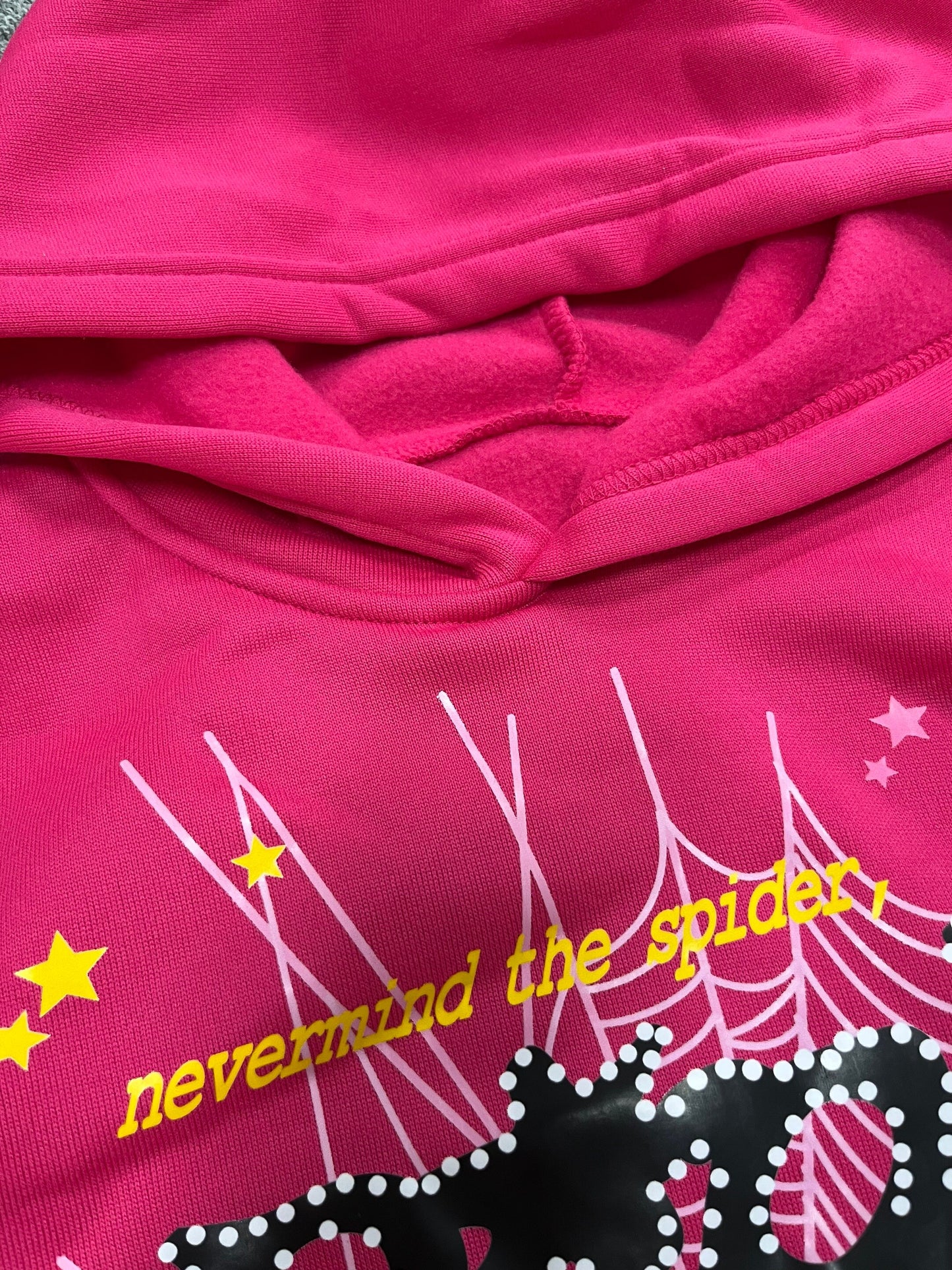 Y2k sweat à capuche imprimé pour femmes toile d'araignée lettre gothique Streetwear hiver Baggy à capuche Polyester automne Punk sweats à capuche