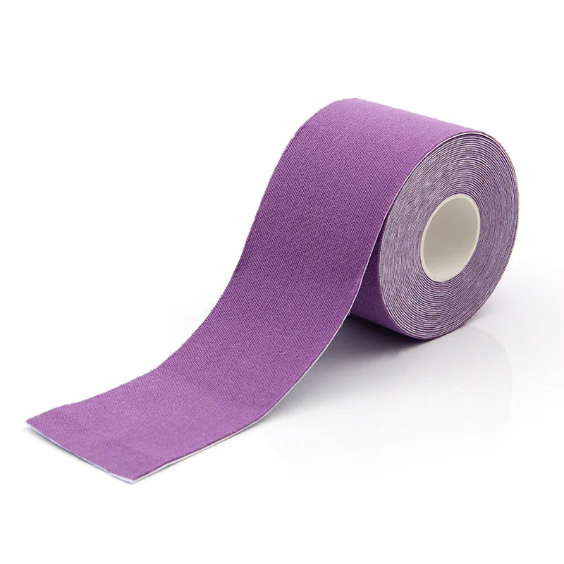 5 Size Kinesiology Tape Medical Athletic Elastoplast Sport Recovery Strapping Gym Waterproof Tennis Muscle Pain Relief Bandage Purple