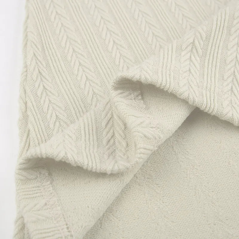 Solid Knitted Backless Dresses for Women Autumn Winter 2024 Elegant Long Sleeve Bodycon Mini Dress Casual Khaki