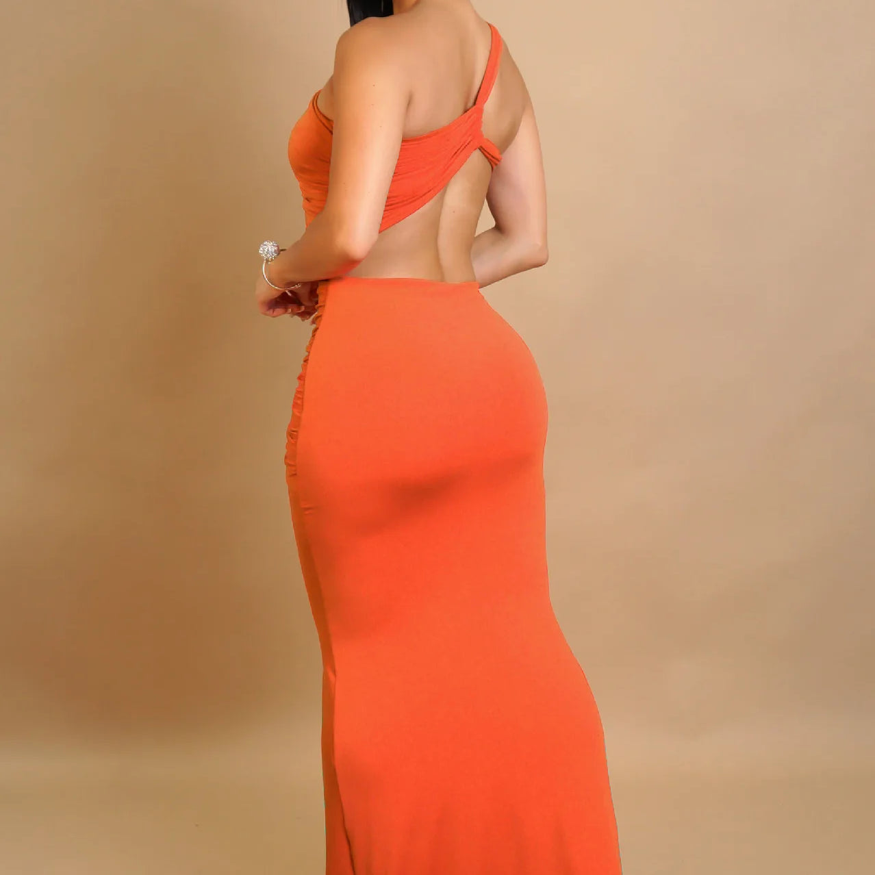 Women Sleeveless Hollow Out Strap Ruched Maxi Long Dress 2025 Summer Street Sexy Party Birthday Evening Dresses Vestidos