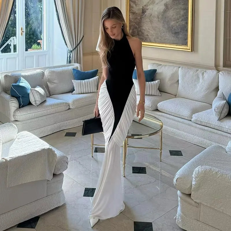 Bandage Material Women Sexy Off the Shoulder Bodycon Long Maxi Dress Elegant Evening Party Birthday Vacation Outfit Vestido