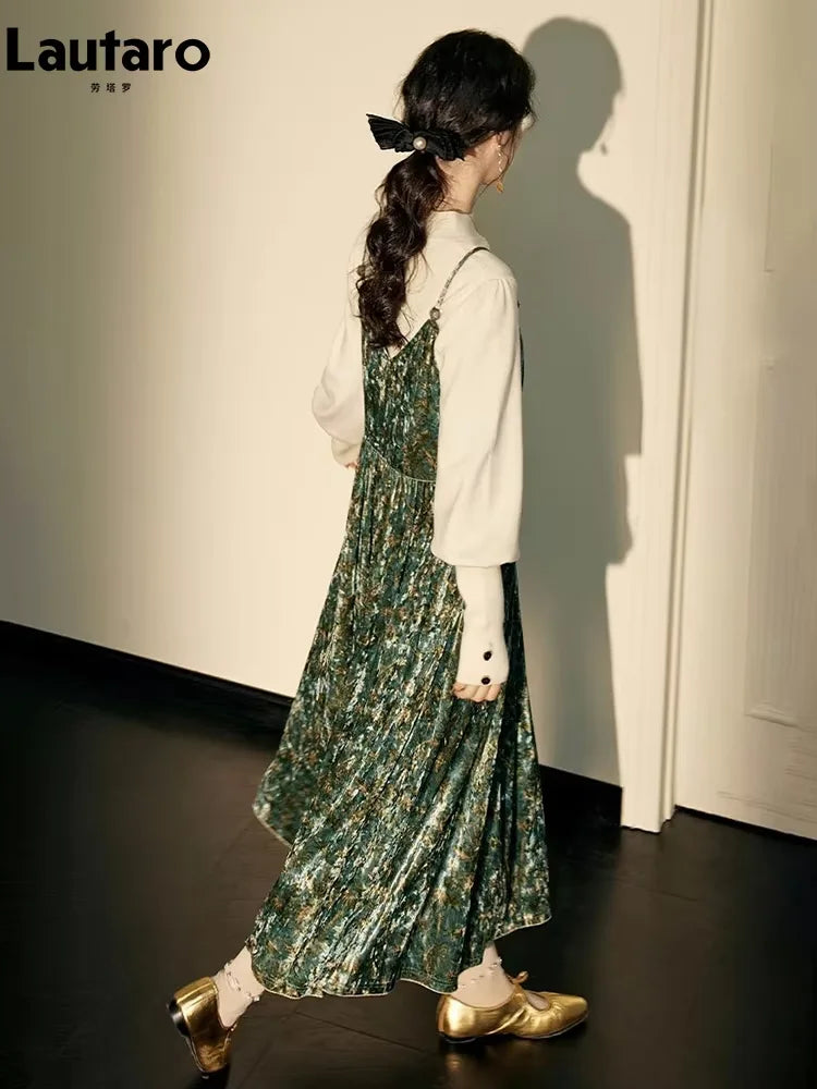 Lautaro Summer Long Evening Colorful Soft Stretchy Velvet Dresses Woman Backless Elegant Luxury Prom Spaghetti Strap Dress 2025