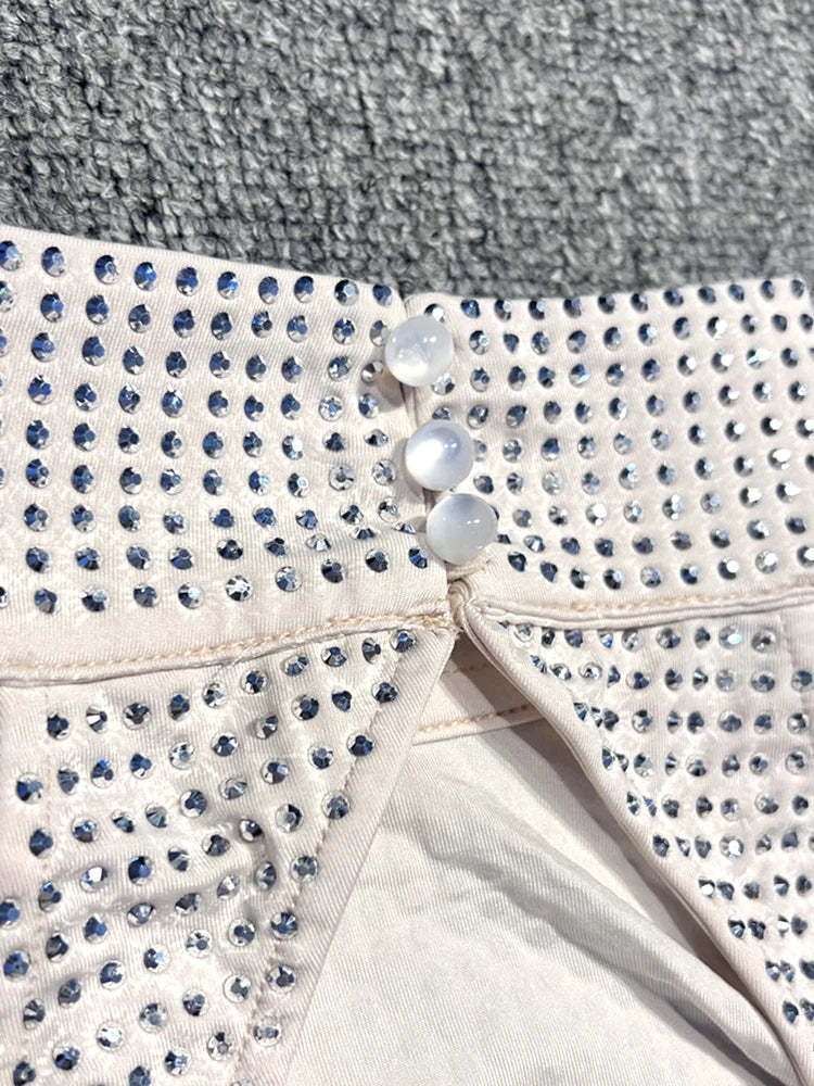 Halter Neck Backless Diamonds Long Dress For Women Sleeveless Folds Slim Formal Elegant Celebrity Cocktail Party Gown Vestido