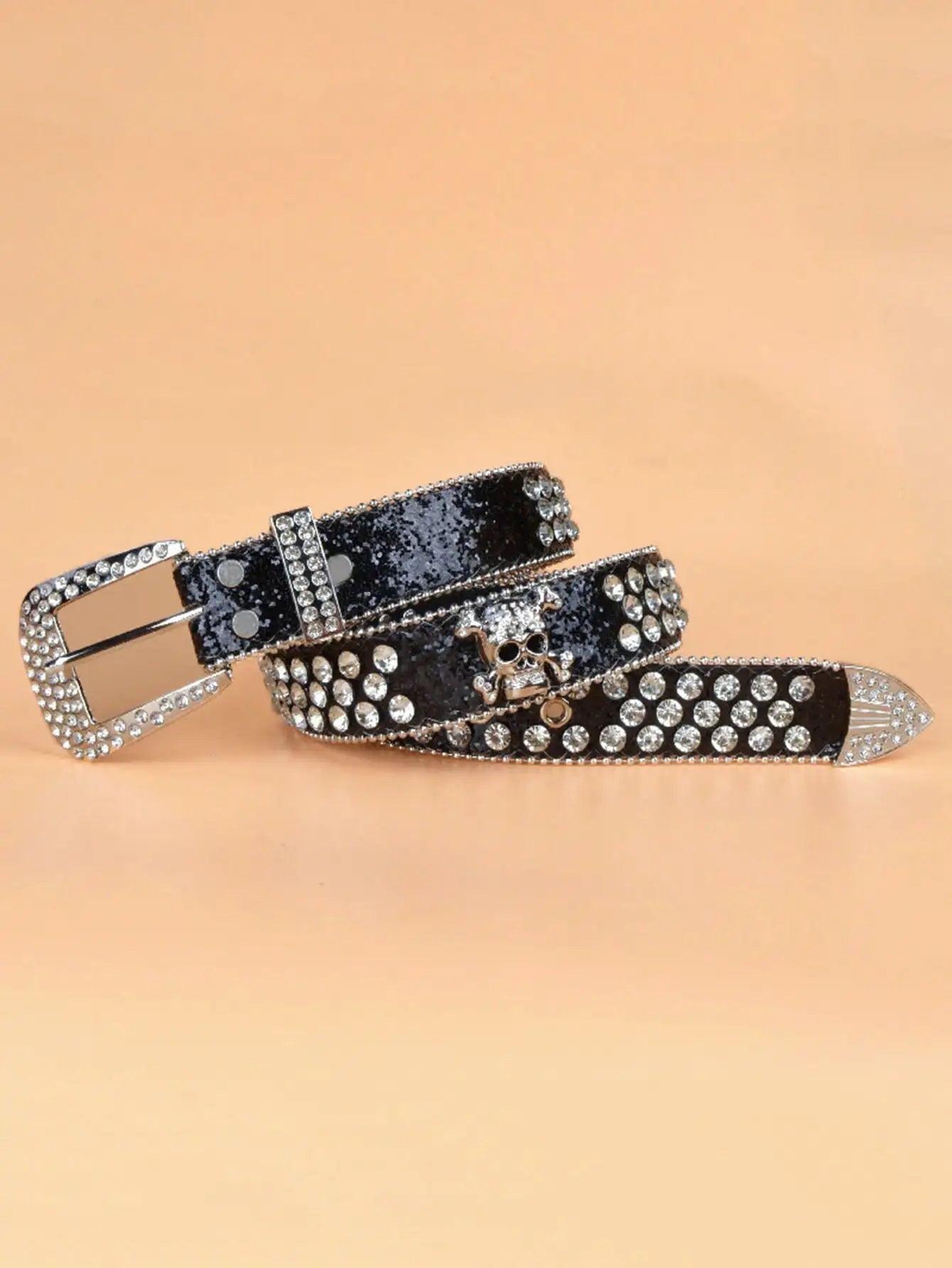 Rhinestone Decor Belt