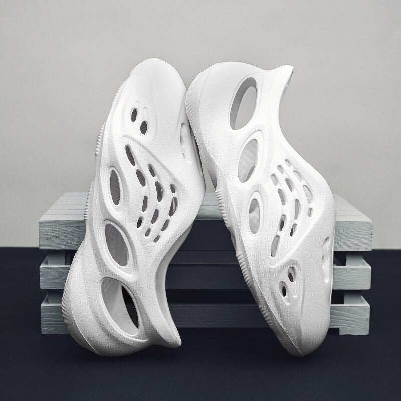 Summer Coconut Cave Women Shoes Fashion Hollow White Beach Sandals Casual Beach Ladies Shoes Woman Slippers Zapatos Mujer