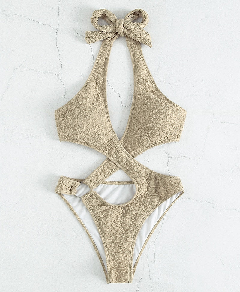 Sexy Hollow Out Monokini Thong
