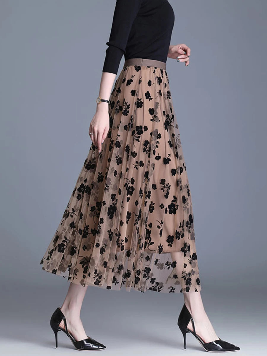 Women Sweater Casual Pullovers Autumn Winter Basics Knitted Korean Loose Striped O-neck Long Sleeve Elegance Sweet F-Brown One Size