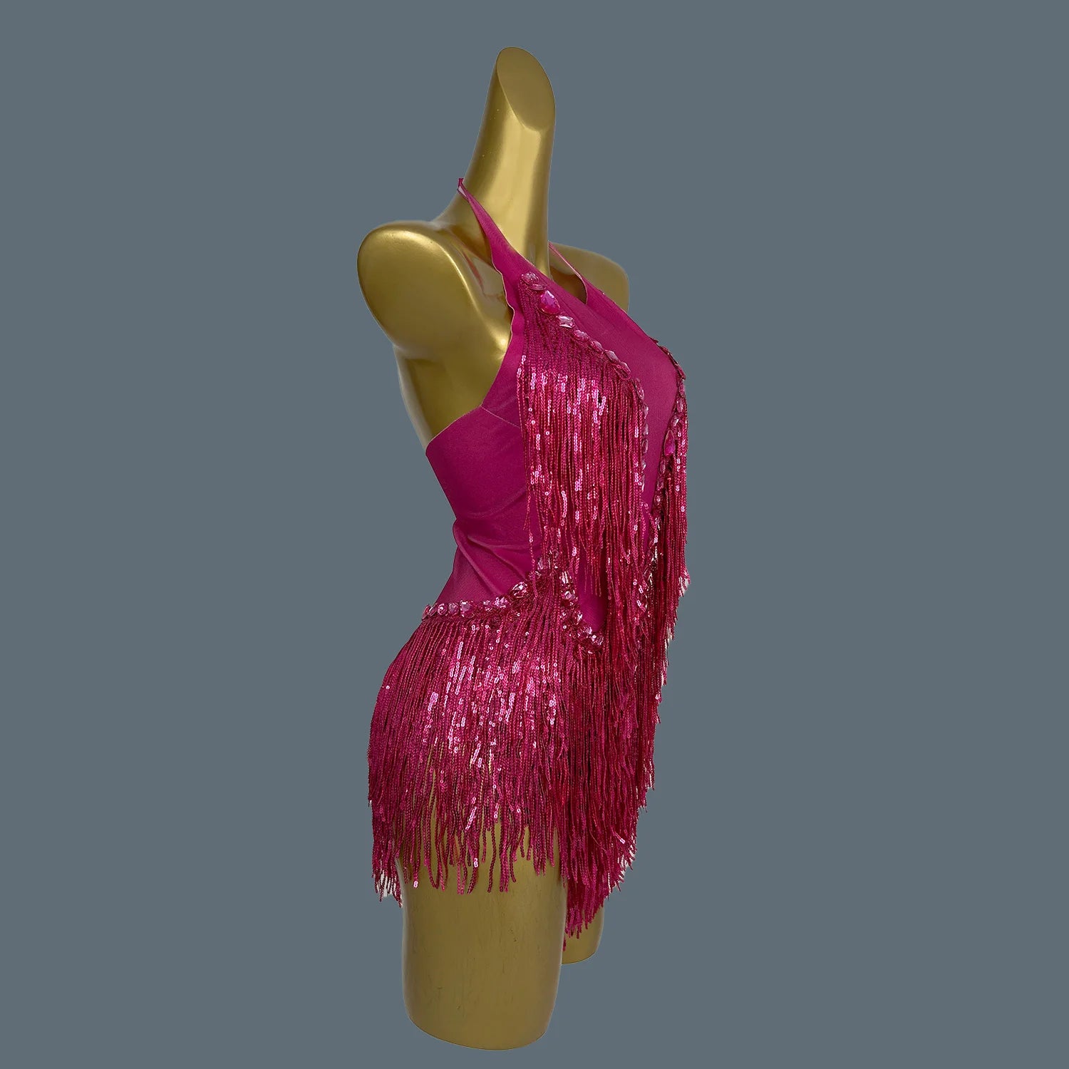 Women Summer Leotard Sexy Sleeveless Sequin Tassels High Elastic Bodysuit Singer Nightclub Stage Performance Clothing Shuye 