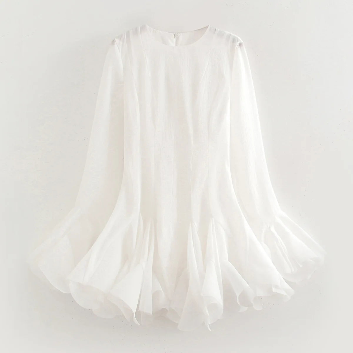 CM.YAYA Women flare long sleeve Printed Big Swing Ball Gown Dress 2025 Summer Holiday Night Club Party Vestidos Sexy Dresses