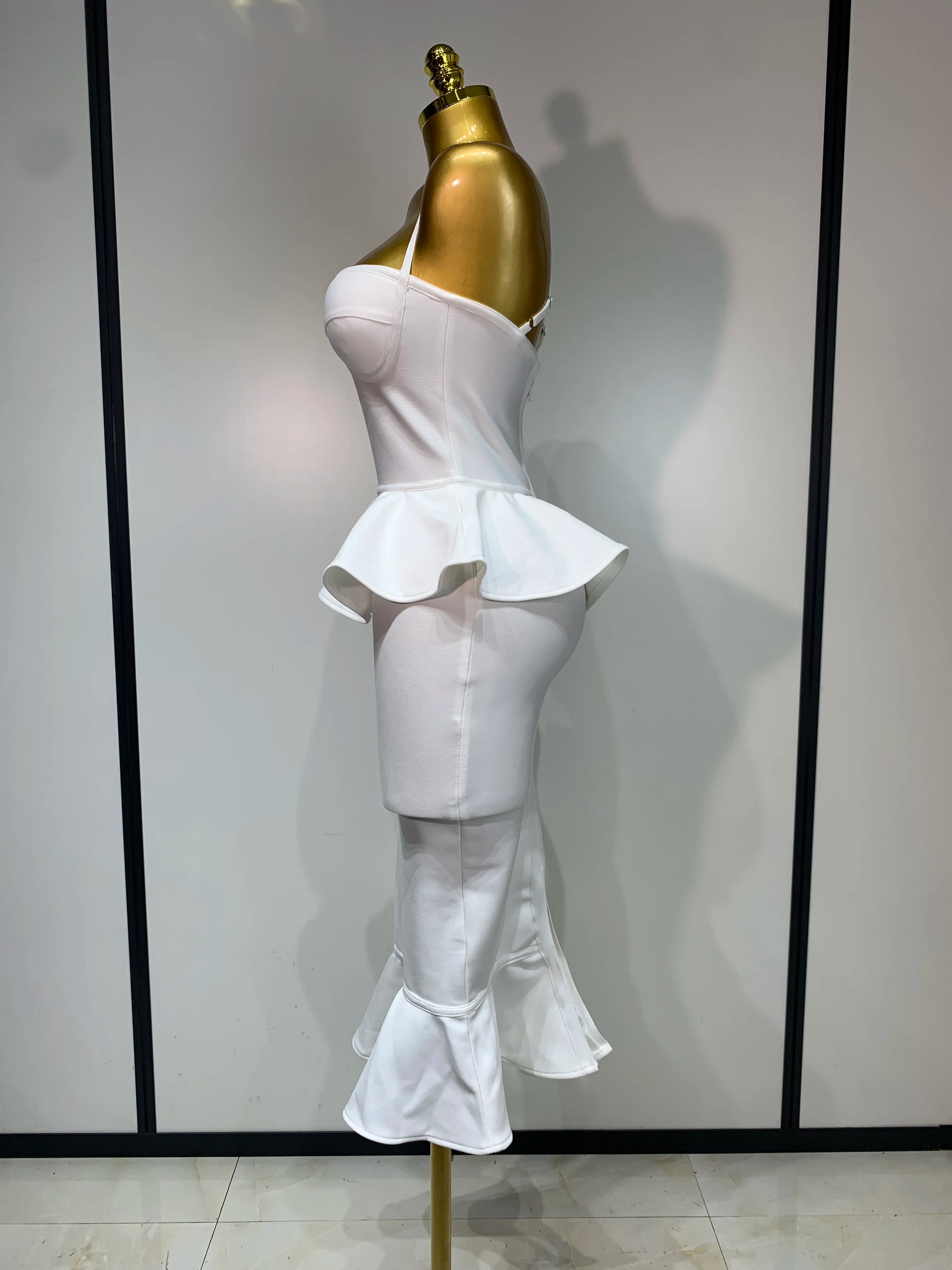 Luxury Birthday Women Celebrity Sexy Backless Tierred Bodycon Dress 2025 Elegant Evening Party Club Wedding Guest Dress Vestido