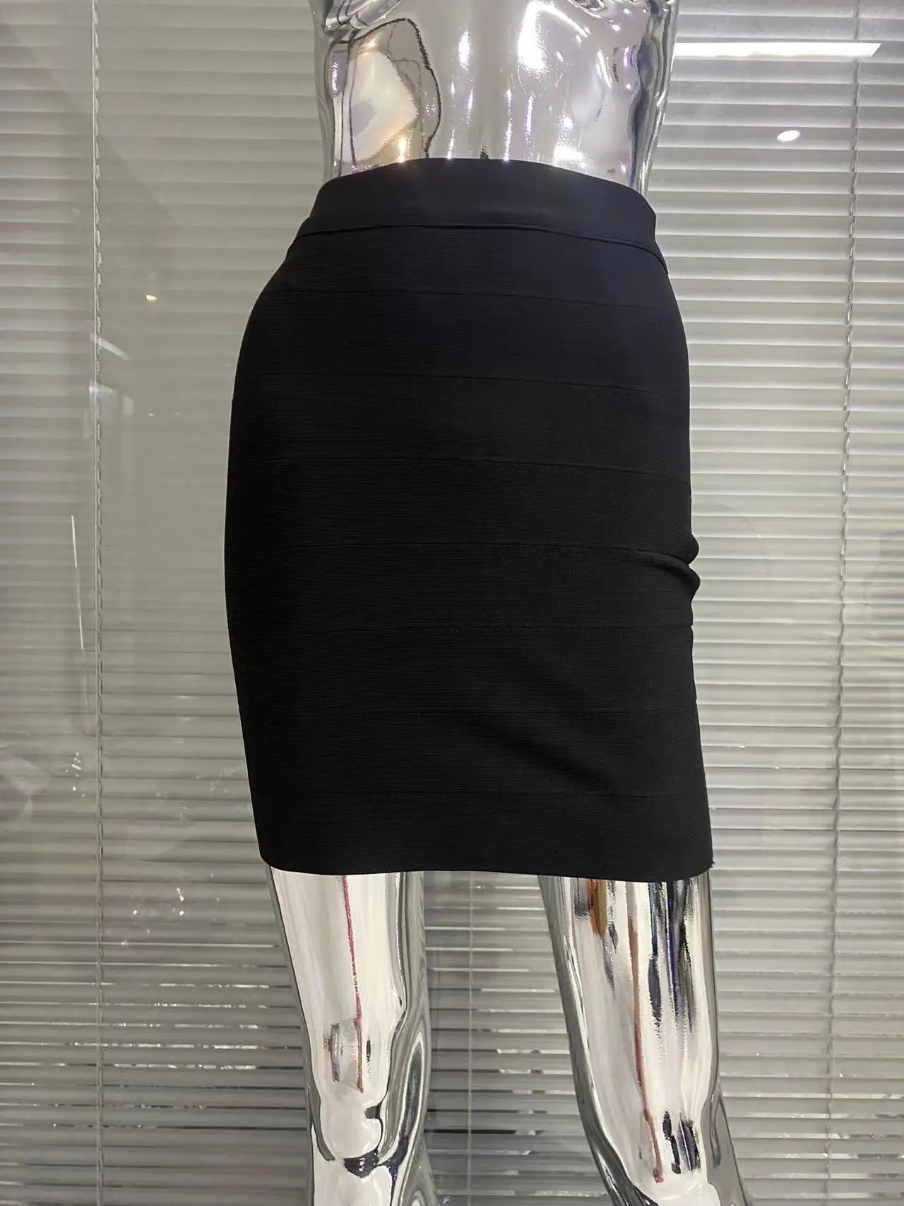 4 Color Women Sexy Bodycon Bandage Mini Skirts Celebrate Nightclub Party Pencil Skirts Wholesale black