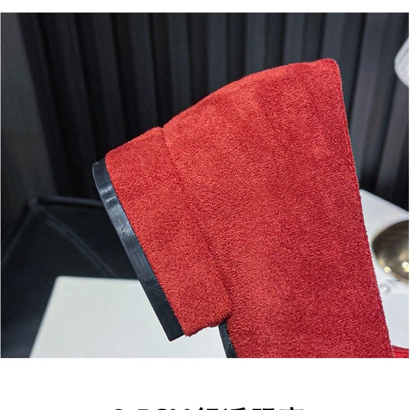 2024 New Women's Low Heel Square Toe Pumps - Fashion Office Work Shoes Spring/Autumn Comfort Slip-On Flats