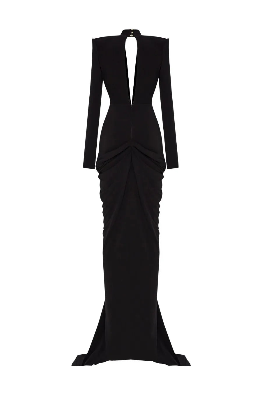 2025 New Spring Women Long Sleeve Deep V-Neck Bodycon Long Dress Elegant Evening Party Celebrate Cocktail Outfit Vestido