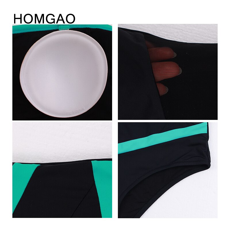 Sexy Mesh One-Piece Swimwear - One Shoulder Swimsuit Bodysuit Beachwear Brazilian Bathing Suits Summer Monokini