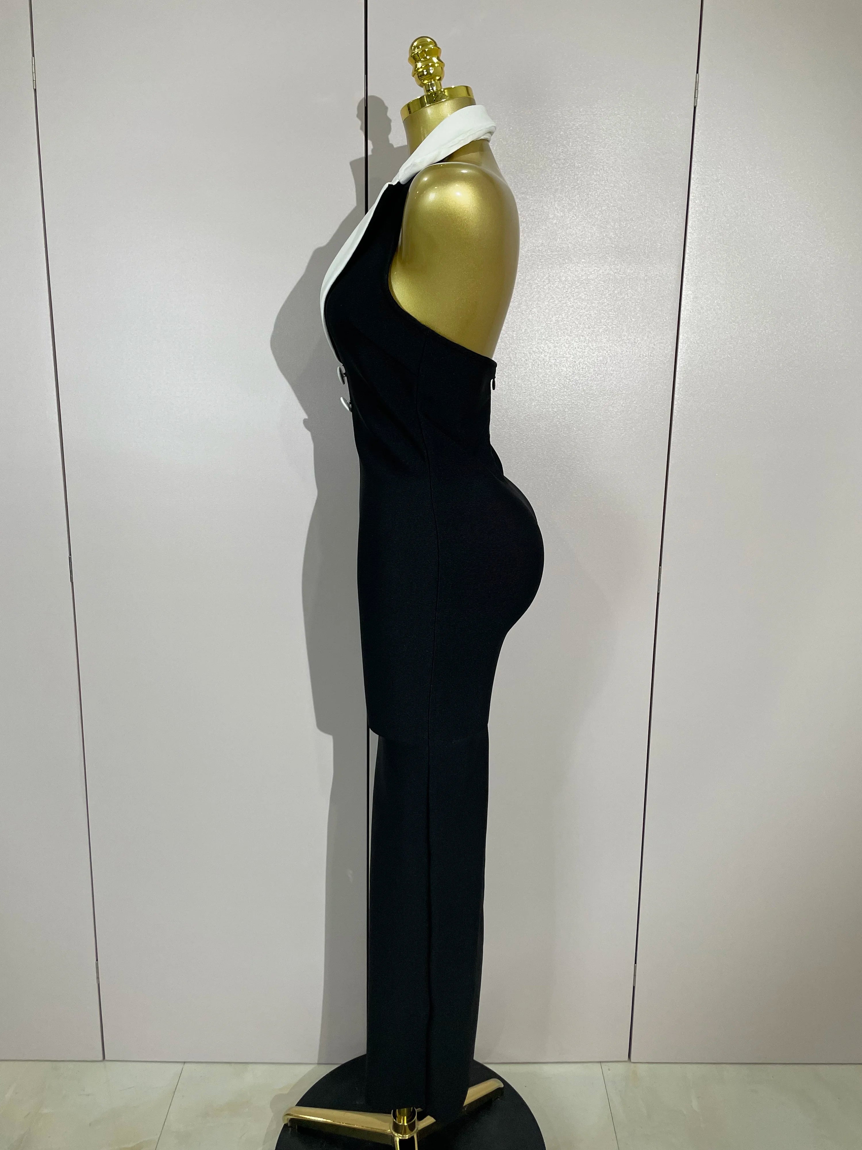Women Sexy Halter Backless Sleeveless Bodycon Maxi Dress Celebrity Elegant Gown Club Birthday Evening Party Wedding Dresses