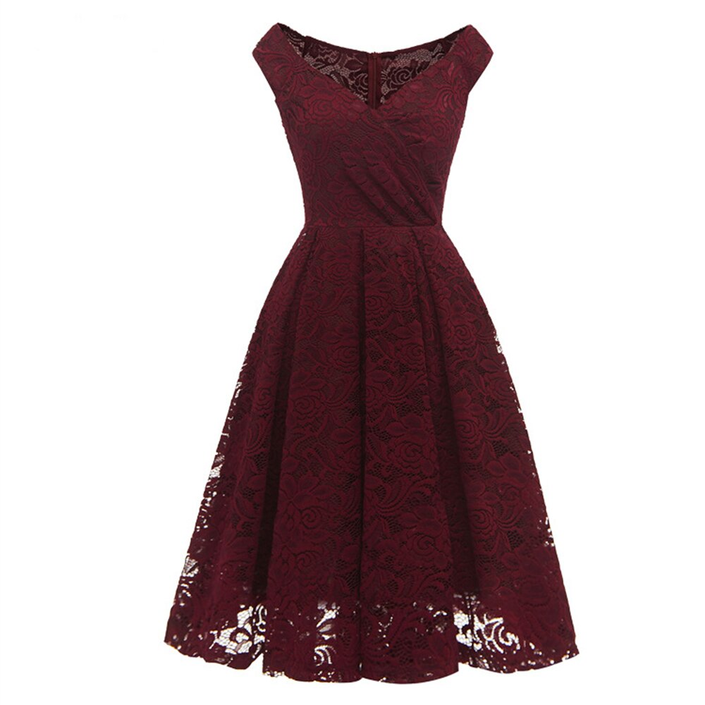 Robe Hoco plissée en dentelle florale, sans manches, col en V, pour adolescentes, Champagne, robe de bal courte élégante