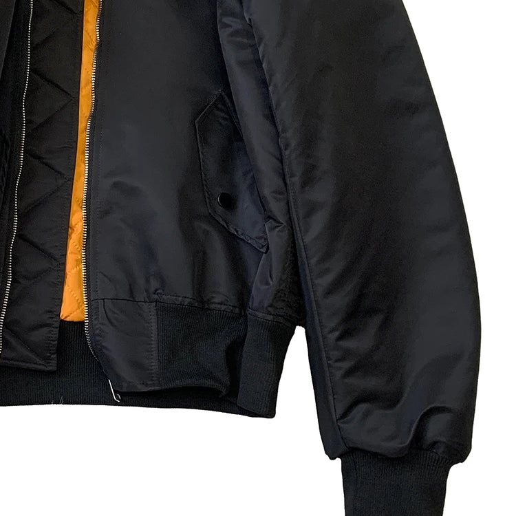 Lautaro Autumn Winter Black Short Warm Bomber Jacket Men with Back Many Zippers Luxury Designer Heavy Industry Emo Clothes 2025