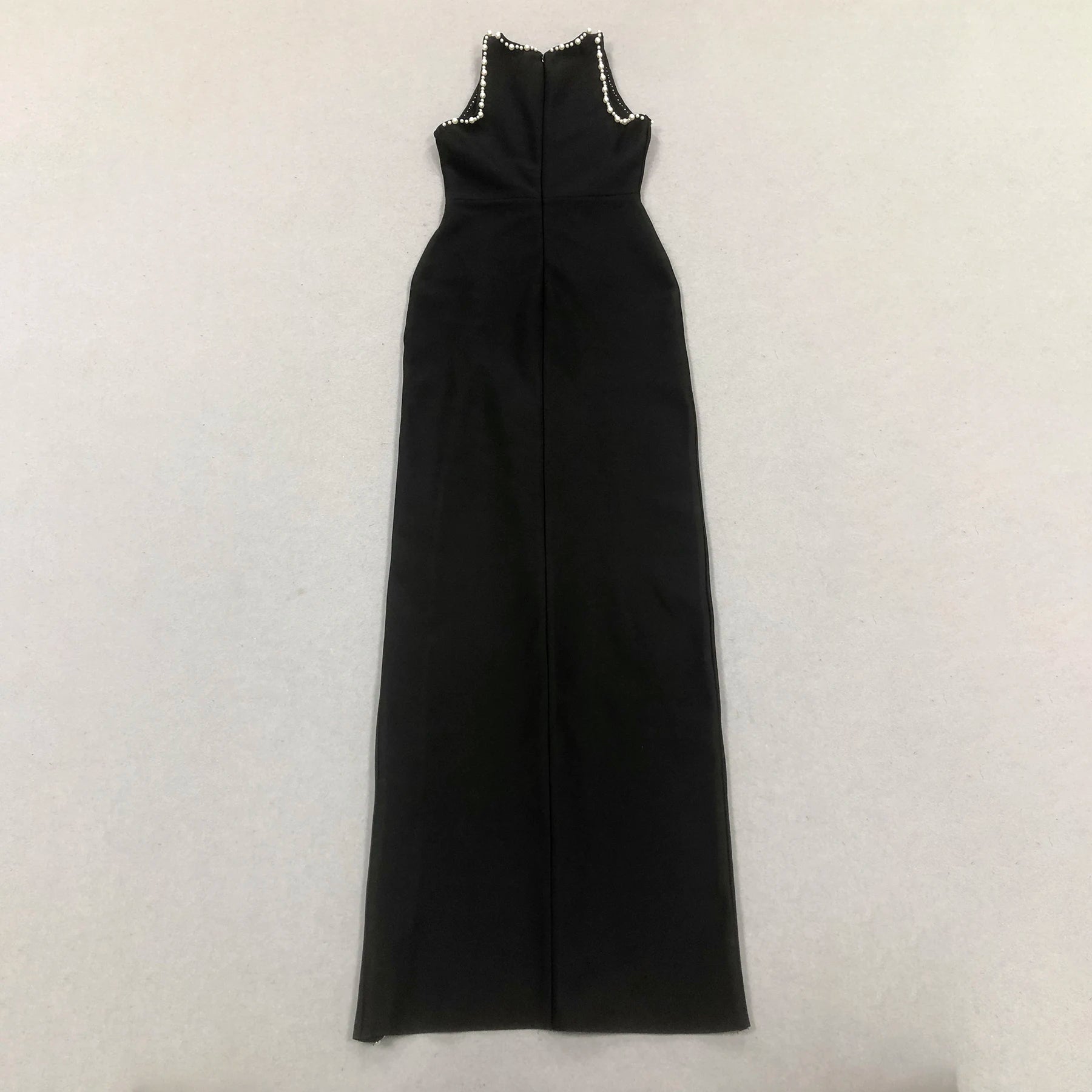 Women Sleeveless Sexy Shinning Rhinestones Bodycon Long Bandage Dress Celebrate Evening Party Birthday Fashion Wear